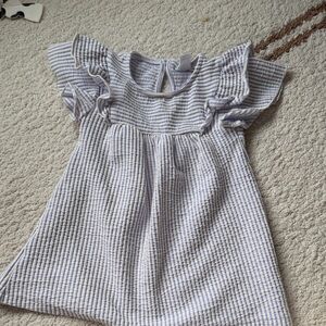 Zara Kids Striped textured Dress